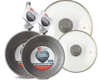 Sada panvíc 20/24 cm, titánovo-kamenná pokrievka Sada panvíc 20/24 cm, titánovo-kamenná pokrievka