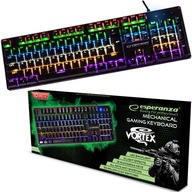 RGB PODSVETNUTÁ MECHANICKÁ HERNÁ KLÁVESNICA RGB PODSVETNUTÁ MECHANICKÁ HERNÁ KLÁVESNICA