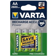 4 x VARTA READY2USE R6 AA BATÉRIE 2600mAh 4 x VARTA READY2USE R6 AA BATÉRIE 2600mAh