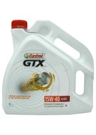 Motorový olej Castrol GTX A3/B3 4L 15W-40 15w40 Motorový olej Castrol GTX A3/B3 4L 15W-40 15w40