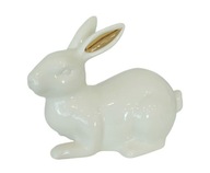 Biely zajac zajačik králik zlaté uši Veľká noc