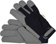 Ochranné pracovné rukavice, syntetická koža. bavlna 10
