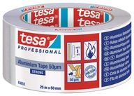 TESA 63652 Hliníková páska, pevná 25m x 50mm