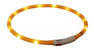 Čelenka s LED obojkom pre psa, oranžová, XS-XL Čelenka s LED obojkom pre psa, oranžová, XS-XL