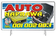 Pevný reklamný banner 3x1m Auto Repair - SIGN