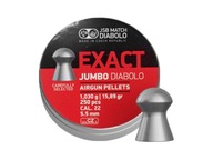 5,51 mm JSB Exact Jumbo pelety 250 ks. 5,51 mm JSB Exact Jumbo pelety 250 ks.