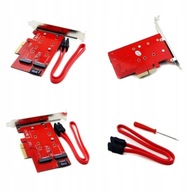 M.2 NGFF Key M+B ADAPTÉR pre PCI-E Express x4 SSD