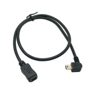 Kábel MiniUSB na Mini USB predlžovací kábel PRAVÝ 0,2M