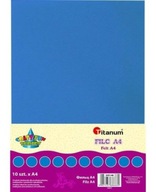 Ozdobná plsť A4 modrá 2mm, váha 200g Ozdobná plsť A4 modrá 2mm, váha 200g