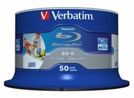 VERBATIM BD-R 25 GB Vreteno s 50-balením na tlač