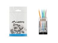 RJ45 priamy FTP konektor, kat. 5e, 100 ks. Lanberg RJ45 priamy FTP konektor, kat. 5e, 100 ks. Lanberg