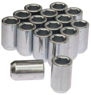 Imbusové matice M12x1,5 CHROME, sada 16 ks + kľúč Imbusové matice M12x1,5 CHROME, sada 16 ks + kľúč