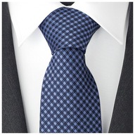 MIKROFIBER JACQUARD Kravata Houndstooth NAVY G95 MIKROFIBER JACQUARD Kravata Houndstooth NAVY G95