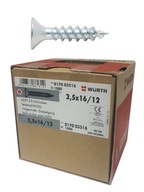 Wurth ASSY skrutka 3,5x16/12 1000ks Wurth ASSY skrutka 3,5x16/12 1000ks