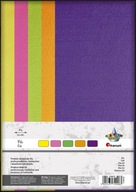 Dekoračná plsť A4 5 farieb mix 2mm 200g Dekoračná plsť A4 5 farieb mix 2mm 200g