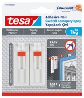 tesa tapeta nastaviteľný samolepiaci klinec 2x 1kg tesa tapeta nastaviteľný samolepiaci klinec 2x 1kg