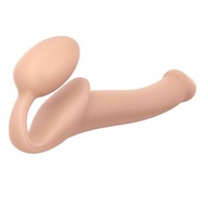 Silikónový penis, popruh. Upevnené v pošve. Silikónový penis, popruh. Upevnené v pošve.