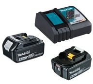 DC18RC nabíjačka + 2 batérie BL1850B 5Ah LXT MAKITA DC18RC nabíjačka + 2 batérie BL1850B 5Ah LXT MAKITA