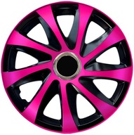 Extra čierne a ružové puklice veľkosti 14'' - 4 kusy Extra čierne a ružové puklice veľkosti 14'' - 4 kusy