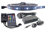 SMD RGB 5050 MUSICAL DISCO LED pás SADA 5m SMD RGB 5050 MUSICAL DISCO LED pás SADA 5m