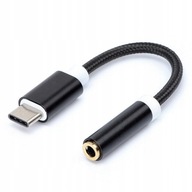 USB-C USB 3.1 na mini jack 3,5 mm slúchadlový adaptér