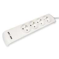 Napájacia lišta Predlžovací kábel 1,5 m 2x USB LEDLUMEN Napájacia lišta Predlžovací kábel 1,5 m 2x USB LEDLUMEN