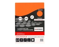 EMERSON ETIKETY A4 PRIEMER 40 MM (25), ORANŽ EMERSON ETIKETY A4 PRIEMER 40 MM (25), ORANŽ