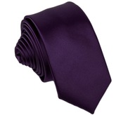 GREG SLIM FIT Úzka 6 cm sleďová pánska žakárová kravata Hladká fialová gs37 GREG SLIM FIT Úzka 6 cm sleďová pánska žakárová kravata Hladká fialová gs37
