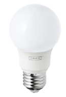 RYET LED žiarovka E27 400 lumen, opálová guľa