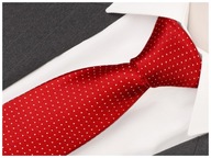 Pánska kravata z mikrovlákna JACQUARD s bodkami CLASSIC G8 Pánska kravata z mikrovlákna JACQUARD s bodkami CLASSIC G8