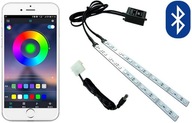 PC pásiky 2x18 LED RGB music RAINBOW-X BLUETOOTH