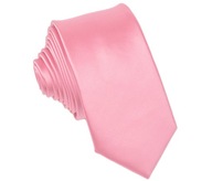 MIKROVLÁKNO Úzka 6cm hladká kravata RUŽOVÁ gs32 MIKROVLÁKNO Úzka 6cm hladká kravata RUŽOVÁ gs32