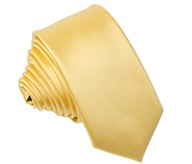 Kravata úzka z mikrovlákna 6cm žltá gs20 Kravata úzka z mikrovlákna 6cm žltá gs20