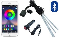 Osvetlenie interiéru auta RGB 4x18LED BLUETOOTH