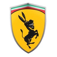 LOGO Znak osla SCUDERIA Ferrari vľavo a vpravo LOGO Znak osla SCUDERIA Ferrari vľavo a vpravo