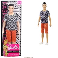 BARBIE FASHIONISTAS KEN BÁBIKA Č.115 FXL62