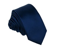 MIKROFIBER Úzka 6cm hladká kravata námornícka modrá gs99 MIKROFIBER Úzka 6cm hladká kravata námornícka modrá gs99