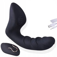 Zásuvkový vibrátor na masáž prostaty s diaľkovým ovládaním 10 Prog