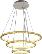 Závesné svietidlo kruhový okrúhly luster 30+50+70 cm LED