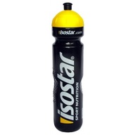 Fľaša na vodu Isostar 1000 ml čierno-žltá cyklistická fľaša Fľaša na vodu Isostar 1000 ml čierno-žltá cyklistická fľaša