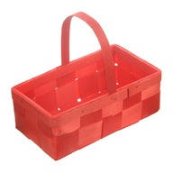 Łubianka, červený košík, 21 cm, kryt košíka