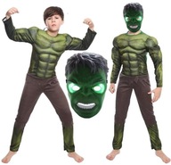 OUTFIT KOSTÝM JEDNORÁZOVÉHO HULKOVÉHO MASKA MONSTER MUTANT NA KARNEVALOVÝ PLES 110/116 OUTFIT KOSTÝM JEDNORÁZOVÉHO HULKOVÉHO MASKA MONSTER MUTANT NA KARNEVALOVÝ PLES 110/116