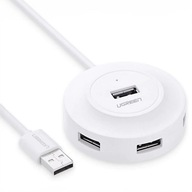 Ugreen HUB USB2.0 4x USB-A 480Mb/s 1m biely CR106 Ugreen HUB USB2.0 4x USB-A 480Mb/s 1m biely CR106