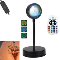 SUNSET RGBW LED LAMPA SUNSET LAMPA DYNAMIC RGB 16 ZMENIŤ FARBY SUNSET RGBW LED LAMPA SUNSET LAMPA DYNAMIC RGB 16 ZMENIŤ FARBY