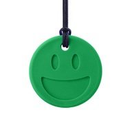 NÁHRDELNÍK S LOGOPEDICKÝMI ZÚSKAMI ARK SMILEY FACE TVRDEJ FARBY TMAVOZELENEJ NÁHRDELNÍK S LOGOPEDICKÝMI ZÚSKAMI ARK SMILEY FACE TVRDEJ FARBY TMAVOZELENEJ