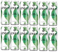 Kinley Lime & Mint sýtený nápoj 250 ml 12 ks