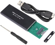 Puzdro na adaptér SSD M2 SATA USB3.0 NGFF B+M Puzdro na adaptér SSD M2 SATA USB3.0 NGFF B+M