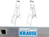 Hliníkový domáci rebrík Krause Solidy, 8 schodov