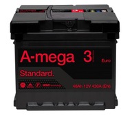 AMEGA Standard M3 48AH 430A P + BATÉRIA