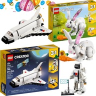 LEGO CREATOR 3V1 31134 VESMÍRNY RAKETODEN + DARČEKOVÁ SADA LEGO 31133 KRÁLIK LEGO CREATOR 3V1 31134 VESMÍRNY RAKETODEN + DARČEKOVÁ SADA LEGO 31133 KRÁLIK